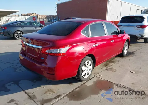2014 Nissan Sentra S из США, поврежденный, VIN 3N1AB7AP5EY238901
